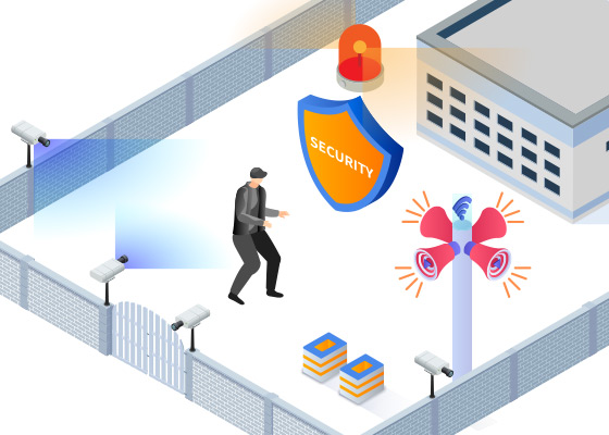 보안요원에게 상황 전파